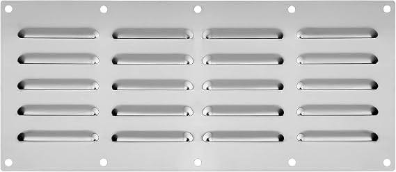Stanbroil Stainless Steel Venting Panel for BBQ & Fire Pit, 15" by 6-1/2"