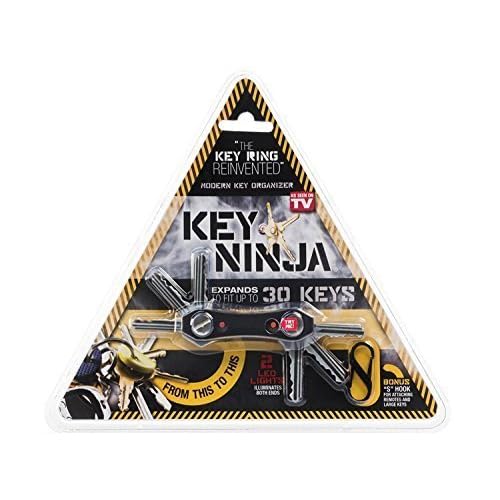 Key Ninja - Organize Up To 30 Keys, Dual LED Lights, Built In Bottle Opener NOW IMPROVED2 units