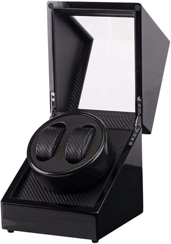 Double Automatic Watch Winder, for 2 Watches Automatic Watch Box with Quiet Motor & 4 Rotation Modes