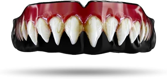 Impact Mouthguard Boxing, MMA, Muay Thai Sports Mouthguards for Youth Adults, Professional Custom-Fit, Meaty Gremlin on Black