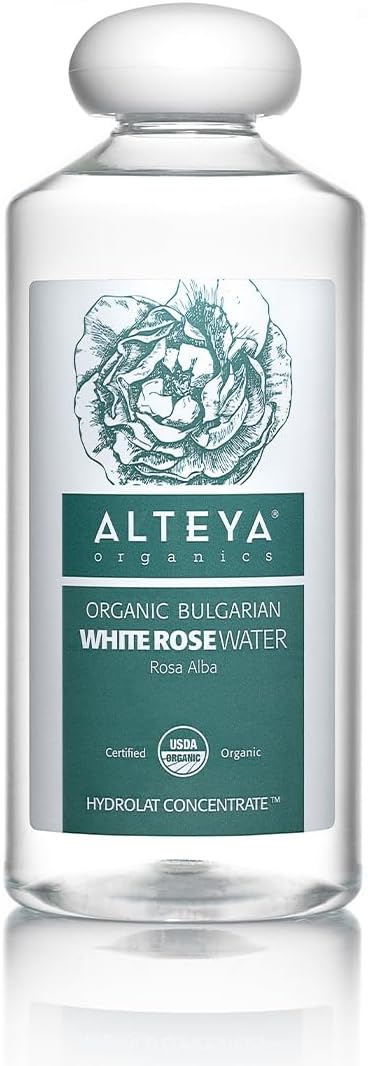 Alteya Organic White Rose Water Toner USDA Certified Organic 17 FL Oz