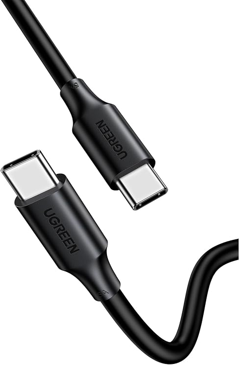 UGREEN USB Type C CablePD 100W/5A Ultra Fast Chargewith E-Marker Chip, 480Mbps Data Transfer, Compatible with iPhone 15/Galaxy S24/MacBook/iPad Pro/Xperia, etc, Black, 6.6 ft 2 m | 480 Mbps Data Transfer, Compatible with iPhone 15, Galaxy S24, MacBook, iPad Pro, Xperia, etc, Black, 6.6 ft 2 m