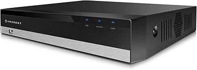 Amcrest 5MP UltraHD 8 Channel DVR Security Camera System Recorder, 5MP DVR for Analog Cameras, Remote Smartphone Access, Pre-Installed 4TB Hard Drive AMDV5M8-4TB