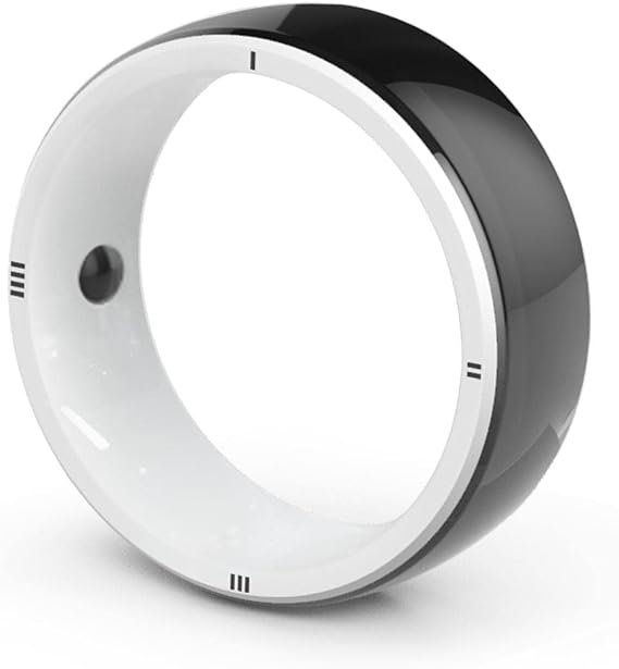 R5 v4 Smart Ring NFC Multifunctional Waterproof Scratch Resistant Build-in 6 RFID Cards and 2 Health Stones for iOS Android, Medium