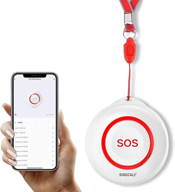 SINGCALL Tuya Wifi Smart SOS Emergency Button Personal Alarm for Elderly