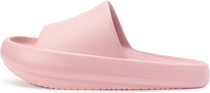 Orthopedic Sandals for Women Negative Heel Shoes Recovery Slides with Arch Support Open Toe Pain Relief Slippers Cushioned Thick Sole for Anterior Pelvic Tilt,Plantar Fasciitis