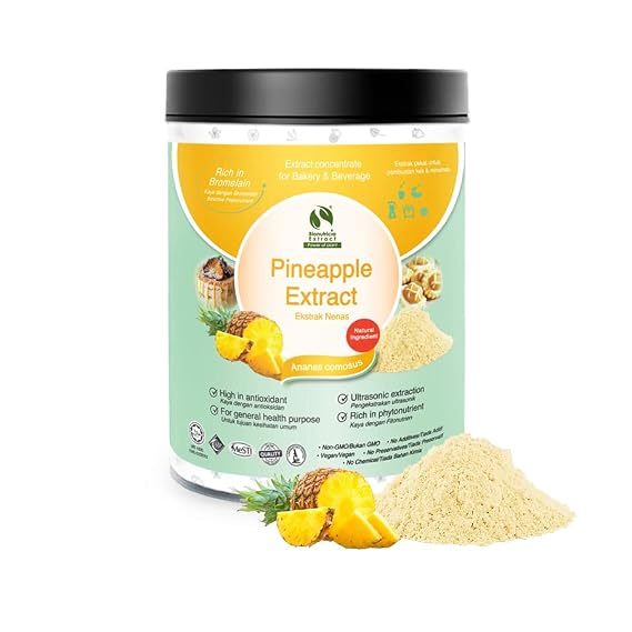 Bionutricia Pineapple Extract Powder 20:1, No Sugar Added, Clean Label