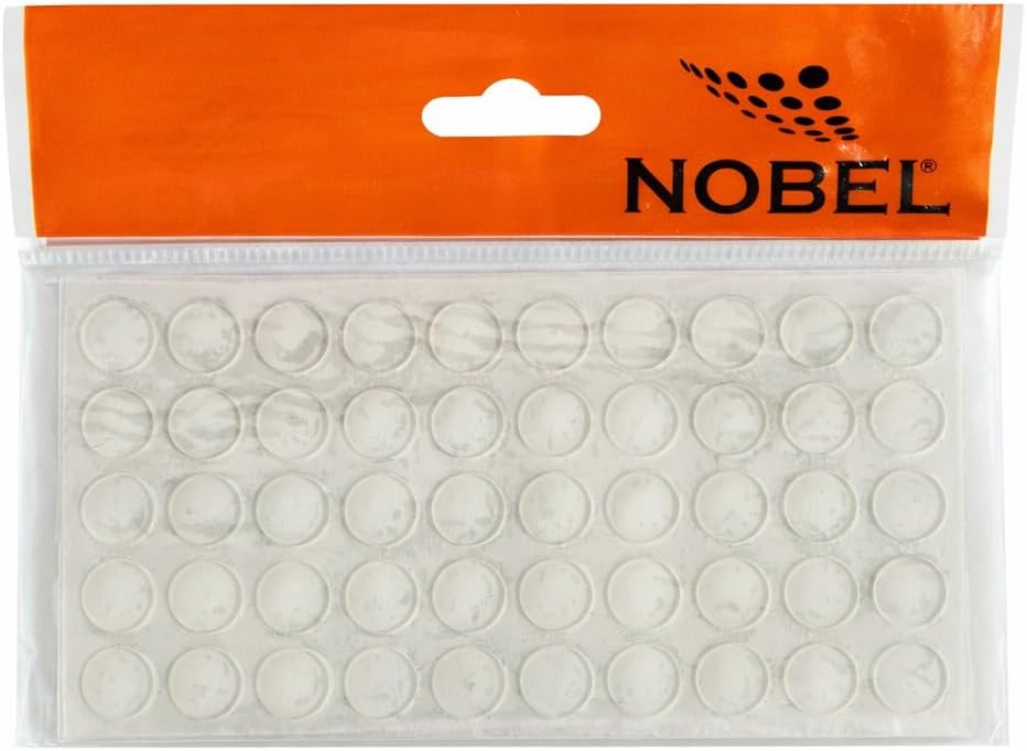 Yapışkanlı Silikon Darbe Önleyici – Şeffaf - Kapı & Dolap Stoperi, Ses Azaltıcı, 10 mm 50’li Set