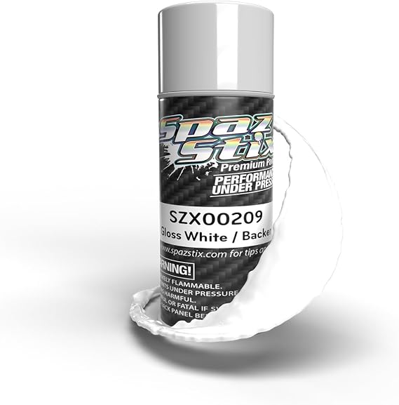 Solid White / Backer Aerosol Paint 3.5oz