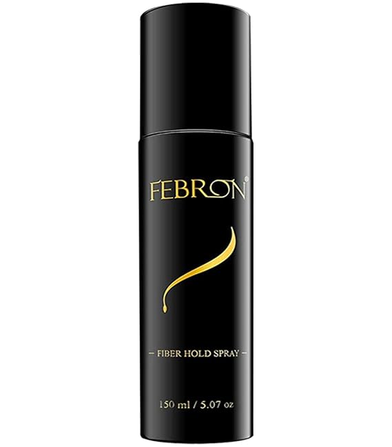 FEBRON FiberHold Spray BIG 5.07oz 150ml - Hair Spray Extra Hold Locking Fibers (6-12 Months Supply) Fresh Smell - Holding Spray For Hair -