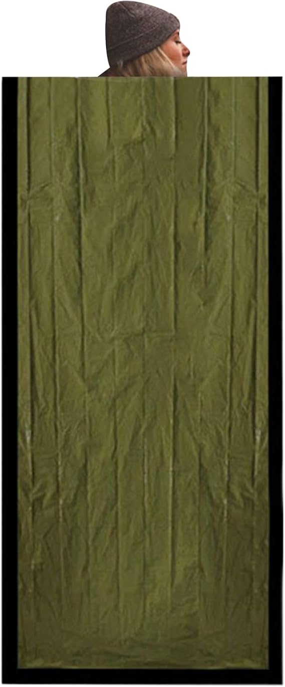 Sleeping Bag - Outdoor Night Sleep Blanket - Waterproof Portable Sleeping Warm Bag for Camping Backpacking Hiking Winter Travel Survival Stadium