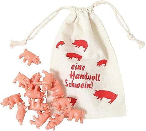 Chess and games shop Muba Throw The Pigs - Pig Dices Game in a Bag - Roll Your Pigs - Funny, Party, Family Game