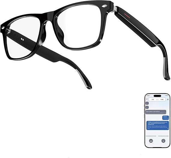 AI Smart Glasses, Multifunctional Bluetooth Glasses for Men & Women