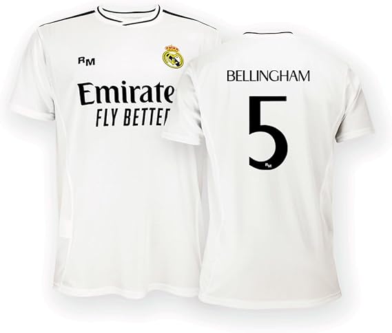 Real Madrid Unisex Home Jersey Season 24/25 Vest (Pack of 1)