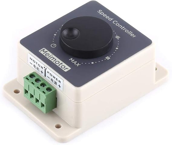 PWM Motor Speed Controller Shell DC 10-60V 20A Pulse Width Modulator Driver RC Controller Speed Regulator Rotary Switches