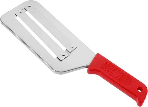 Red Handle Food Slicer Vegetable Cutter Tool for Kitchen Use