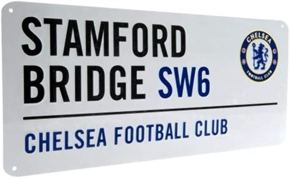 Chelsea FC Authentic Stamford Bridge Metal Street Sign