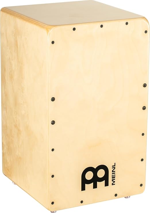 Meinl Percussion Cajon Box Drum with Internal Strings for Snare Effect, Natural NOT Made in China 100% Baltic Birch, Woodcraft Series, WC100B