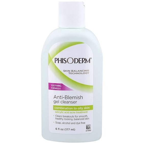 pHisoderm Anti-Blemish Gel Cleanser 6 Fluid Ounce