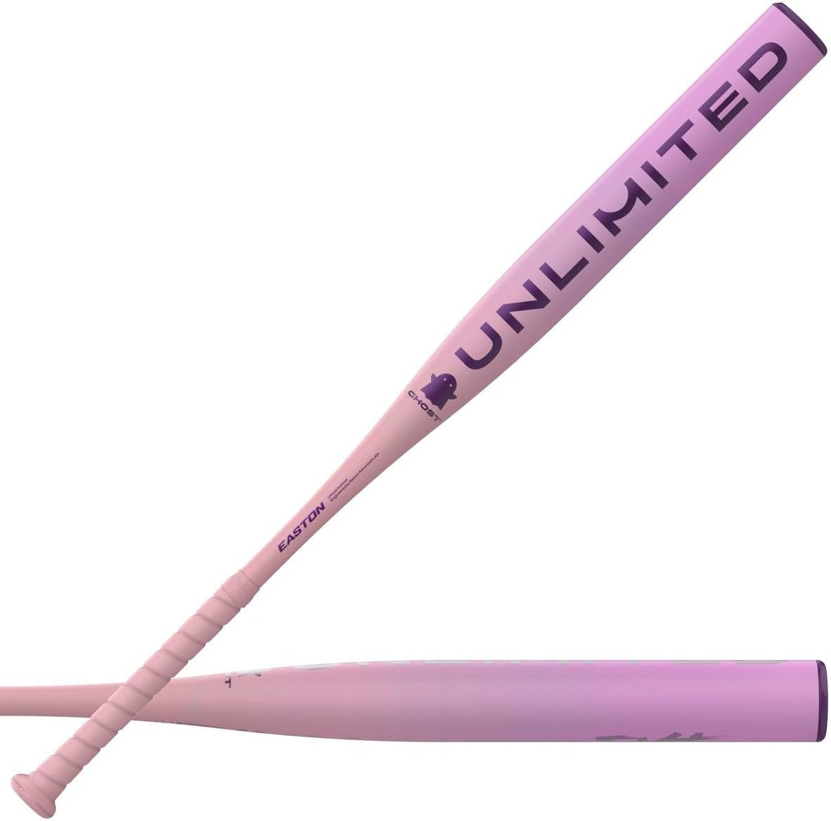 Easton | 2026 | Ghost Unlimited Fastpitch Softball Bat | Approved for All Fields | -11 / -10 / -9 / -8 | 2 Pack Composite