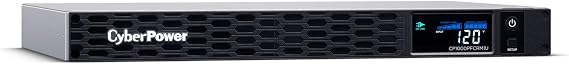 CyberPower CP1000PFCRM1U PFC Sinewave UPS Battery Backup | 1000VA/600W, 6 Outlets, AVR, 1U Rackmount, UL Certified