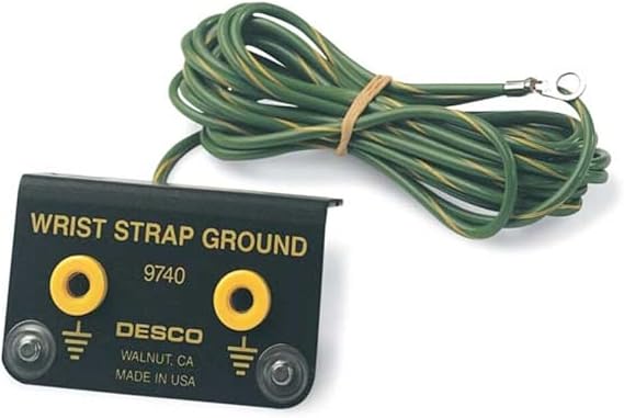 DESCO Grounding Block,Bench Mount,2P 09740-1 Each
