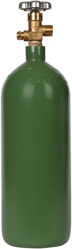 New 40 cu ft Steel Oxygen Cylinder Tank with CGA540 Valve