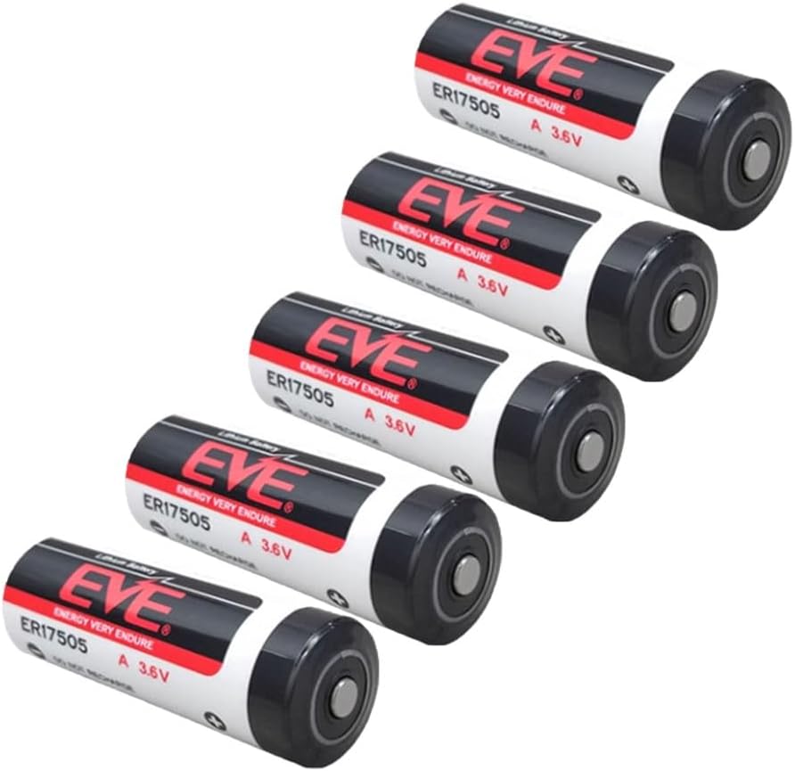 for EVE ER17505 3.6V 3600mAh Primary Lithium Cell Battery 5pcs