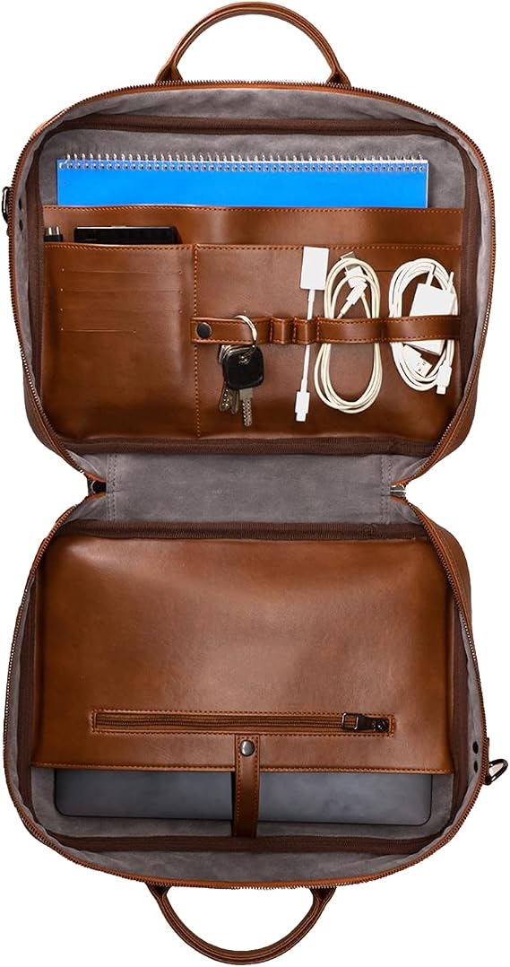 Organizer Laptop Çantası 13 inç (Crazy Taba)