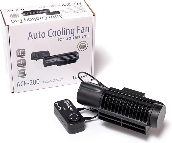 Jecod ACF-200 Auto Cooling Fan for Aquarium Fish Tank, 3w