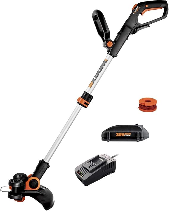 Worx 20V 12" 2-in-1 Cordless String Trimmer & Electric Lawn Edger, WG163.8