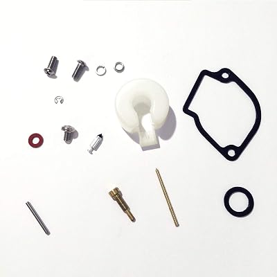 OVERSEE 6A1-W0093-00010203 Outboard Carburetor Repair Kit for Yamaha Outboard Motors 2HP Parsun Etc.Boat Motor, Carburetor Replacement Parts 6A1-W0093
