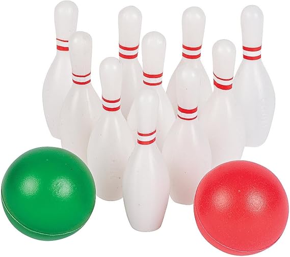 Fun Express Mini Bowling Games - Multicolor 12 Pieces