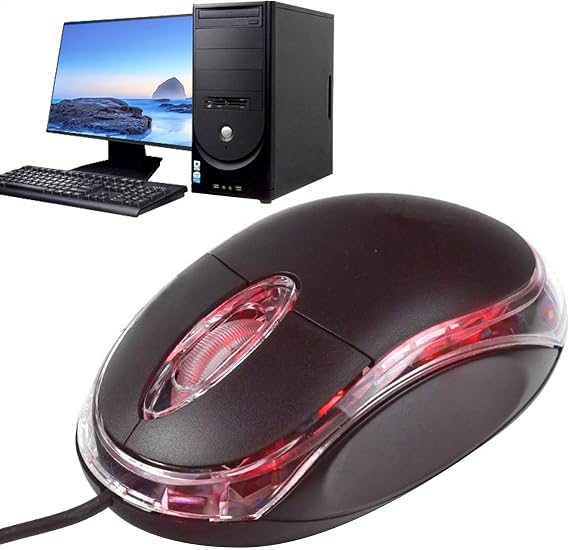 Programmable Wired Mouse, Wired Mouse for Laptop - Wired Gaming Mouse | Portable Gaming Mechanical Mouse, Comfortable and Humanized Design, Fit for Computers and Laptops