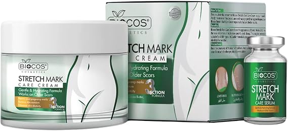 Biocos Stretch Marks Cream Skincare Pregnancy Fat Lose Stretche Mark Firm Skin Cream With Shea Butter