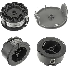 3PCS Replacement Trimmer Spool F016800570 1.6mm x 6M with 1PCS Spool Cover, Compatible with Bosch Universal GrassCut 18/18-26/18-260 Grass Trimmer (3 Spool, 1 Cover)
