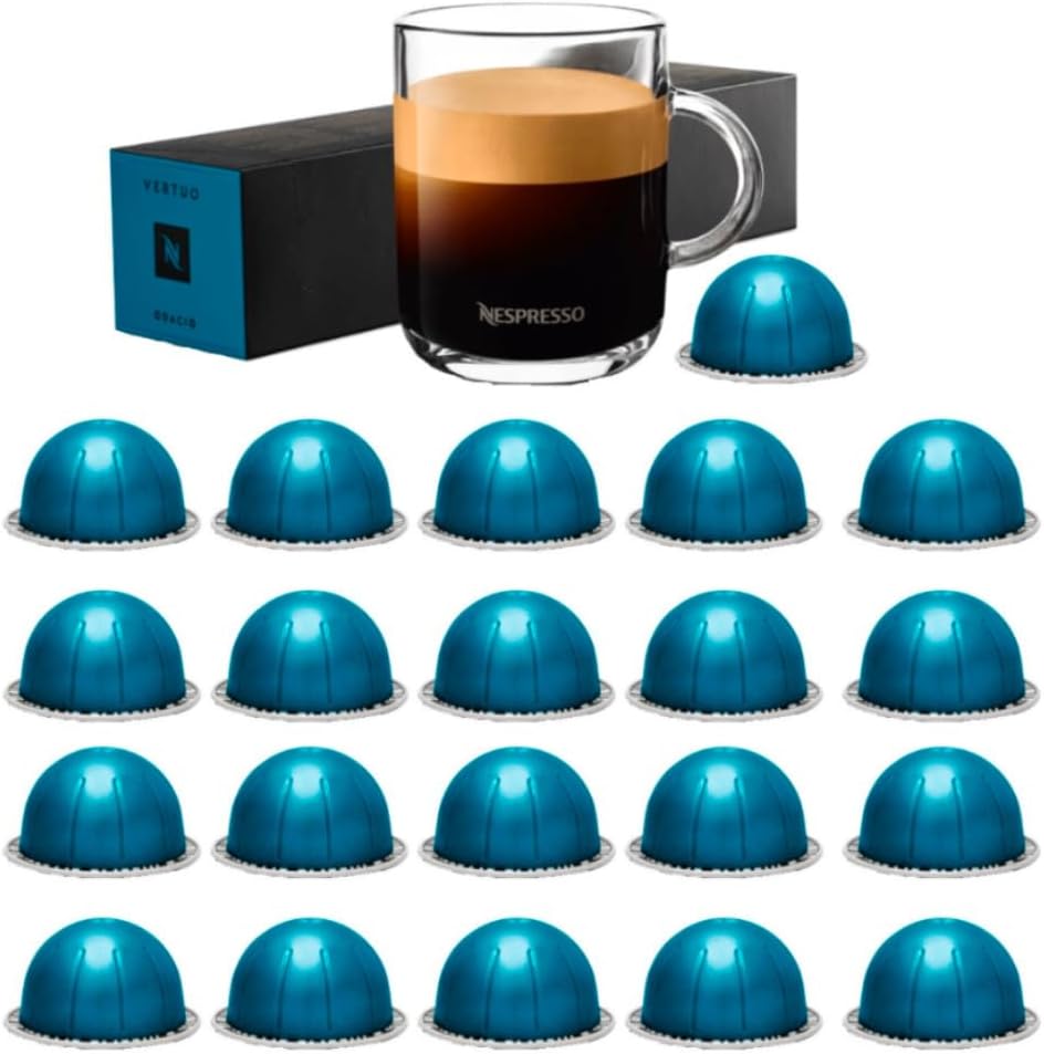 Nespresso 10 Count VertuoLine uBQYQ Odacio Coffee 3-Pack Bundle 3 Items