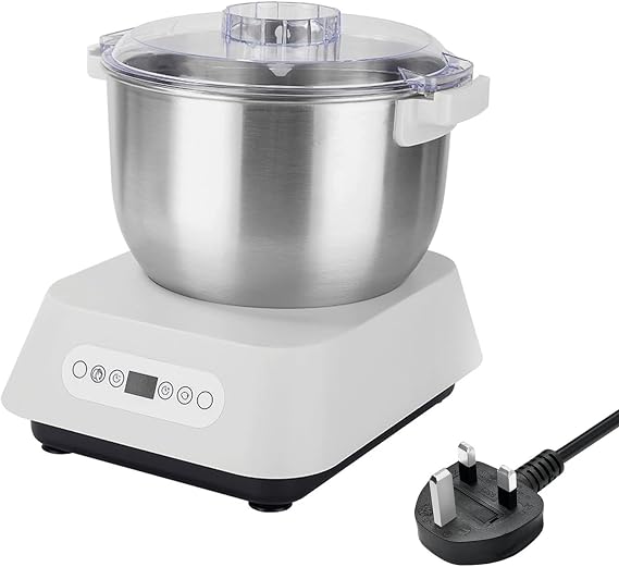 Electric Dough Maker, 7L Stainless Steel Dough Flour Mixer, Automatic Stand Mixer for Home Baking, Large Capacity Automatic kneading Machine, Thermostatic Fermentation, Intelligent Timer