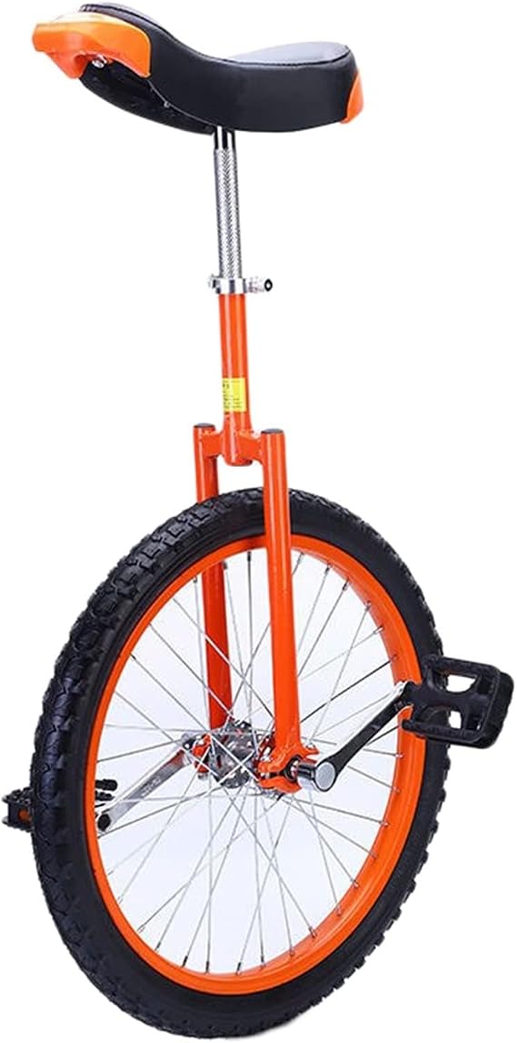Wheel Unicycles Unicycle Classic, Single Wheel Bike with Anti-Skid Alloy Rim and Pedal Adjustable Height,Balance Exercise Fun Bike,Fitness Scooter, for Circus Performance(14")