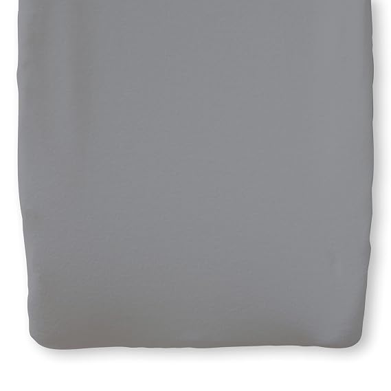 Natemia Organic Cotton Changing Pad Cover (16x32) Silky Soft Fitted Baby Changing Pad Cover, for Changing Tables, Contoured Pads, Cradle & Bassinet, Neutral Nursery Essential for Boys & Girls