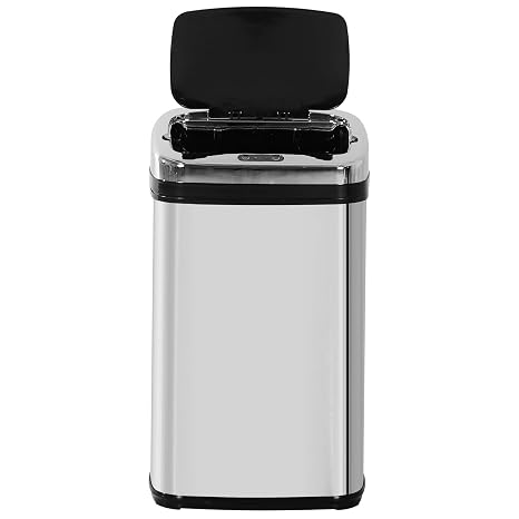 Homcom Sensor Bin 30 L Automatic with Motion Sensor Silver