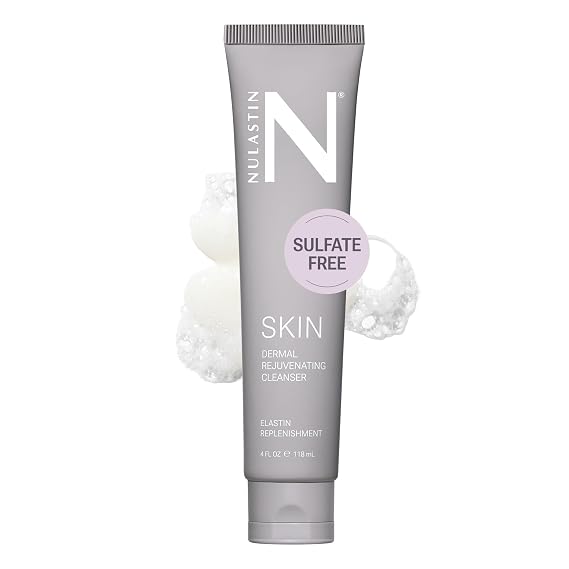 NULASTIN Dermal Rejuvenating Facial Cleanser & Exfoliating Face Wash, 4 oz