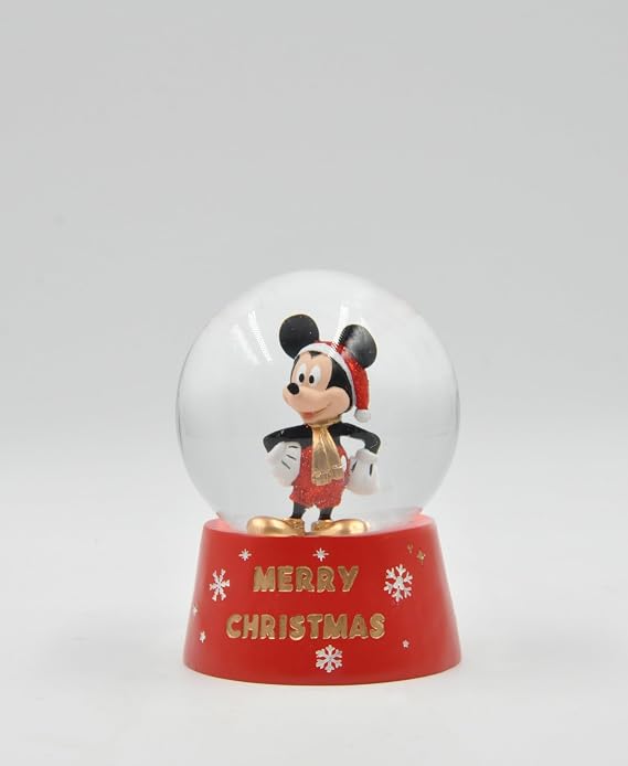 Disney - Mickey Mouse - Merry Christmas LED Light Up Snow Globe