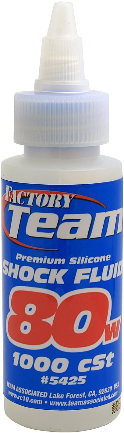 Team Associated 5425 80 Weight Silicone Shock Oil, 2-Ounce