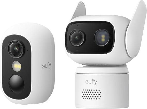eufy Security eufyCam C35 & eufy Wired Cam C31 (Bundle)