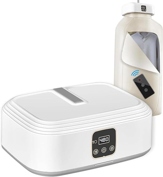 Portable Clothes Dryer, Portable Dryer for Apartment, RV, Travel, Remote Control Electric Dryer With Dryer Bag, for Light Clothes, Underwear, Baby Clothes