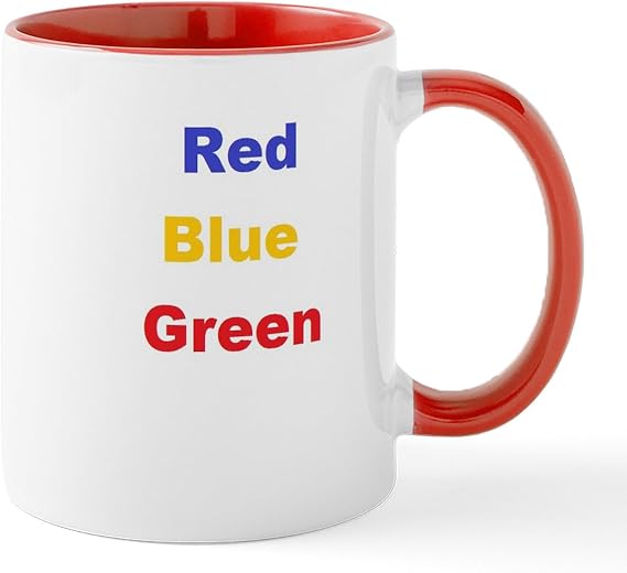 CafePress Stroop Effect Mug 11 oz (325 ml) Ceramic Coffee Mug