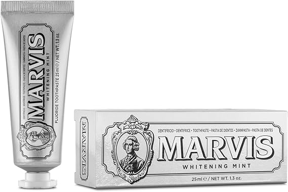 Marvis Whitening Mint Travel Size Toothpaste, 1 x 25 ml
