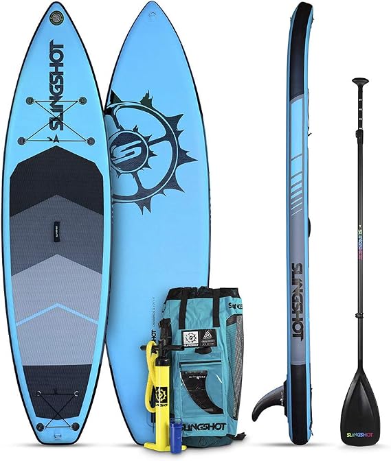 Slingshot Sports Crossbreed Airtech Inflatable SUP, Blue Sports