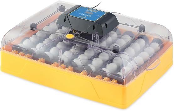 Brinsea Ovation 56 Advance Egg Incubator with Humidity Display, Automatic Egg Turning, Precision Controls, Temperature Alarms for Hatching 56 Chicken, Duck, and Other Bird Eggs
